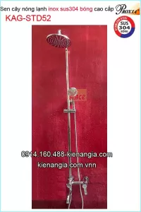 Sen cây ,sen tắm đứng inox sus304 bóng Proxia KAG-STD52