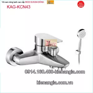 Vòi sen inox bóng kính sus304 nóng lạnh Proxia KAG-KCN43