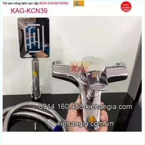 Vòi sen  inox bóng kính sus 304 nóng lạnh Proxia KAG-KCN39