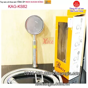 Tay sen tăng áp inox bóng sus304 Proxia KAG-KS82