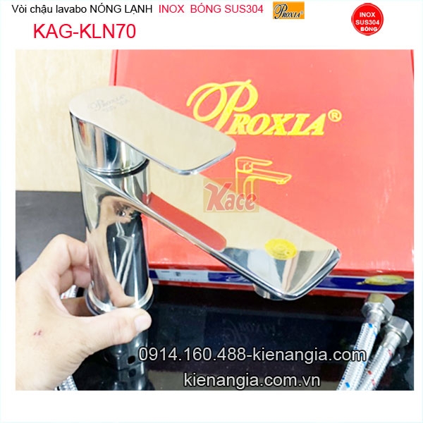 KAG-KLN70-Voi-chau-Lavabo-dat-ban-thap-inox-bong-sus304-nong-lanh-Proxia-KAG-KLN70-2