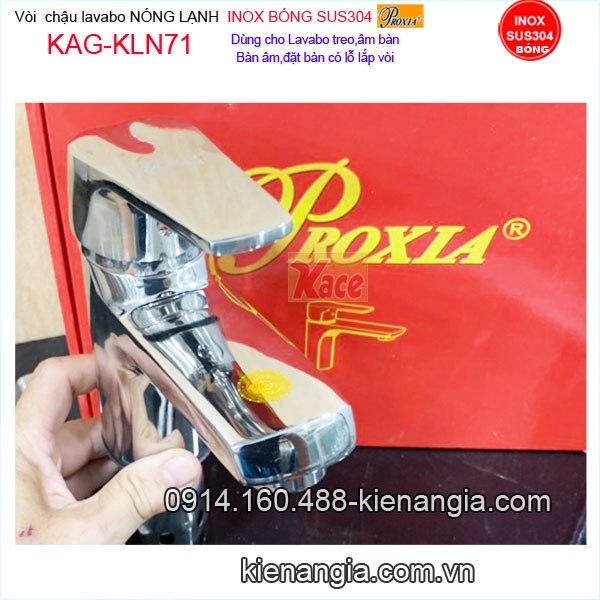 KAG-KLN71-Voi-Lavabo-treo-tuong-inox-bong-sus304-nong-lanh-Proxia-KAG-KLN71-7