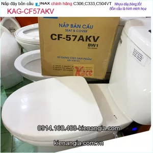 Nắp bồn cầu INAX chính hãng C306-C504VT-C333 KAG-CF57AKV