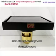 Thoát sàn chống hôi màu đen mỹ thuật 12x12xD496090 KAH-TS196