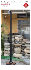 Sen tắm đứng ngoài trời,sen tắm hồ bơi  inox sus304 KAG-SHB10