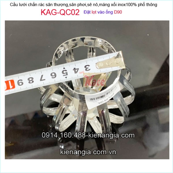 KAG-QC02-cau-luoi-INOXchan-rac-san-thuong-san-phoi-inox-ong-D90-KAG-QC02-qui-cach