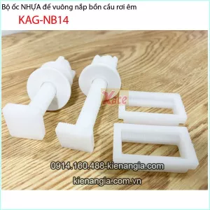 Ốc nhựa đế vuông nắp bồn cầu Winston KAG-NB14 Nắp cầu American VF3395-VF2395-VF4395-VF2396-VF4396