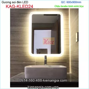 Gương soi đèn Led 60x90-KAG-KLED24
