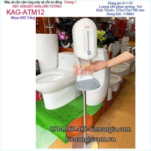 Máy xịt cồn sát khuẩn cảm ứng ĐẶT SÀN ATMOR  KAG-ATM12
