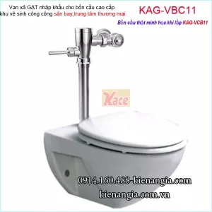 Van xả gạt bồn cầu Thailand cho sân bay TTTM-KAG-VBC11
