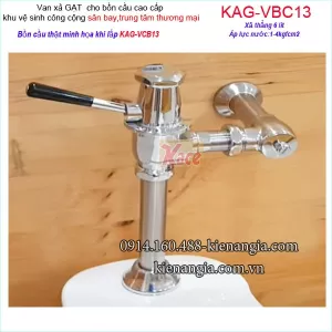 Van xả gạt bồn cầu cụt,xí xổm cao cấp KAG-VBC13