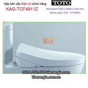 Nắp điện tử thông minh chính hãng bồn cầu Toto KAG-TCF4911Z
