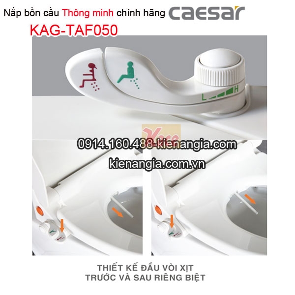 KAG-TAF050-Nap-rua-thong-minh-bon-cau-Caesar-chinh-hang-KAG-TAF050-su-dung