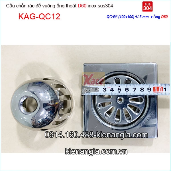 KAG-QC12-qua-Cau-chan-rac-ong-60-de-vuong-inox-304-100x100xD60-KAG-QC12-qui-cach