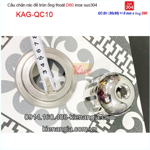 KAG-QC10-Cau-chan-rac-thoat-nuoc-mua-ong-60-de-tron-inox-304-95x95xD60-KAG-QC10-kich-thuoc