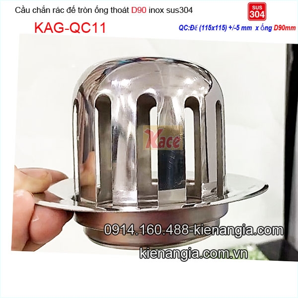 KAG-QC11-qua-Cau-chan-rac-ong-d90-de-tron-inox-304-115x115xD90-KAG-QC11-25