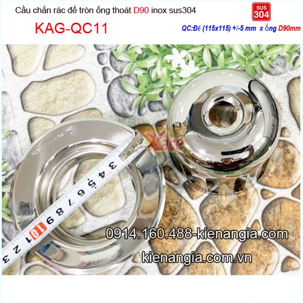 KAG-QC11-Cau-chan-la-cay-ong-d90-de-tron-inox-304-115x115xD90-KAG-QC11-kich-thuoc