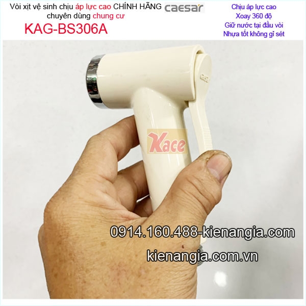 KAG-BS306A-Voi-RUA-VE-SINH-Caesar-chiu-ap-luc-nuoc-manh-chuyen-dung-chung-cu-chinh-hang-KAG-BS306A-5