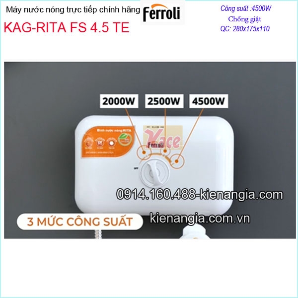 KAG-RITA-FS45TE-May-nuoc-nong-Ferrolitruc-tiep-chinh-hang-chong-giat-KAG-RITA-FS45TE-cach-su-dung