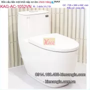 Bồn cầu 1 khối cao cấp 2 nhấn INAX chính hãng KAG-AC1052VN