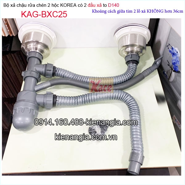 KAG-BXC25-Bo-xa-inox-chau-rua-chen-han-quoc-2-hoc-to-D140-KAG-XBC25-9