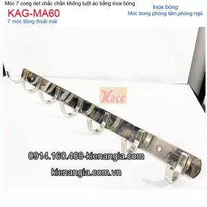 Móc 7 inox bóng giá rẻ KAG-MA60