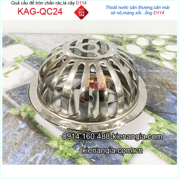 KAG-QC24-Cau-de-tron-inox-sus304-bong-chan-rac-san-thuong-D114-KAG-QC24-30