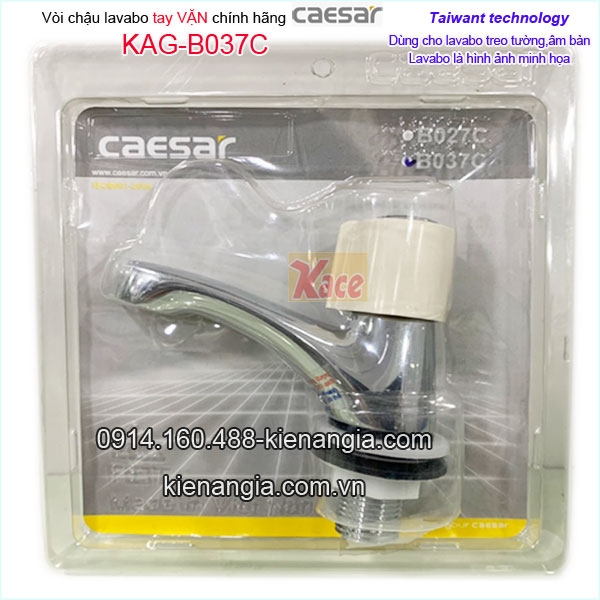 KAG-B037C-Voi-tay-van-chau-lavabo-treo-tuong-tay-VAN-Caesar-chinh-hang-KAG-B037C