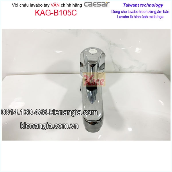 KAG-B105C-Voi-chau-lavabo-tay-VAN-Caesar-chinh-hang-khach-san-KAG-B105C-2