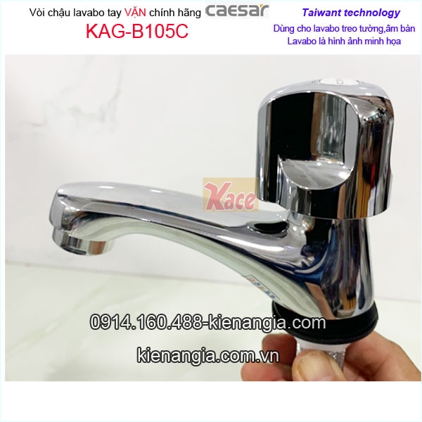 KAG-B105C-Voi-Caesar-chau-lavabo-tay-VAN-Caesar-chinh-hang-KAG-B105C-6