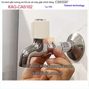 Vòi lạnh gắn tường  tay vặn Caesar KAG-CAS102