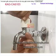 Vòi máy giặt,vòi đơn,vòi lạnh gắn tường Caesar KAG-CAS103
