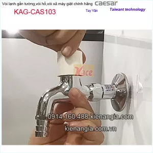 Vòi máy giặt,vòi đơn,vòi lạnh gắn tường Caesar KAG-CAS103