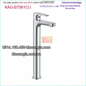 Vòi 30cm lạnh Caesar chinh hãng đặt bàn KAG-BT061CU