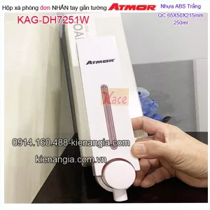 Hộp xà phòng 250ml nhấn treo tường Atmor DH725-1W