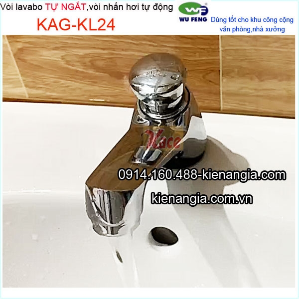 Vòi lavabo nhấn hơi tự ngắt Wufeng KAG-KL24