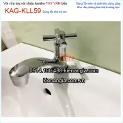 Vòi lavabo vặn tay thập KAG-KLL59