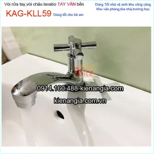 Vòi lavabo vặn tay thập KAG-KLL59