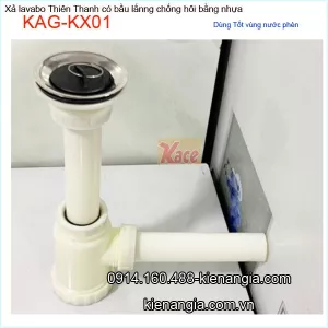 Xả lavabo nhựa giá rẻ KAG-KX01