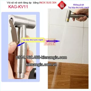 Vòi rửa vệ sinh sus 304 KAG-KV11
