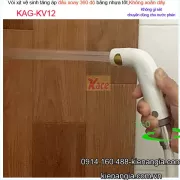 Vòi bồn cầu nhấn  đầu xoay 360 độ luxury KAG-KV12
