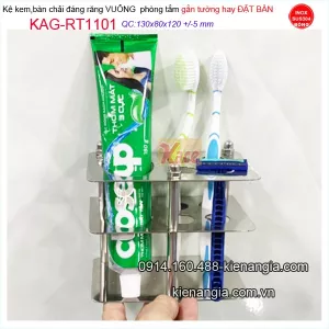 Kệ kem bàn chải inox sus304 KAG-RT1101