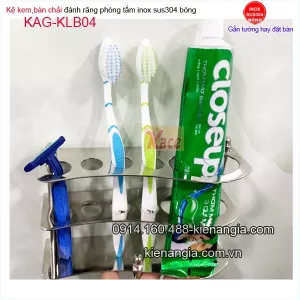 Kệ bàn chải inox phòng tắm KAG-KLB04