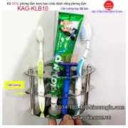 Kệ bàn chải góc phòng tắm bằng inox KAG-KLB10