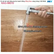 Vòi xịt vệ sinh đồng thau sáng bóng imex Việt Nhật KAG-IM010