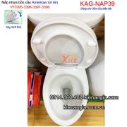 Nắp rơi êm cho bồn cầu American VF3395-3396-3397-3398 KAG-NAP39 cầu VF4395