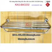 Giá máng khăn tầng Inox Bảo KAG-BAO232