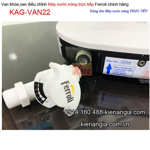 KAG-VAN22-Van-tat-mo-nuoc-Ferroli-chinh-hang-may-nuoc-nong-KAG-VAN22-4