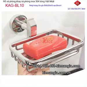 Khay xà phòng inox 304 Nhật Cao cấp KAG-BL10