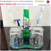 Kệ ly bàn chải đặt bàn Tovashu KAG-304SU196